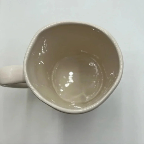 Rae Dunn HARMONY Coffee Mug Farmhouse Cup Wavy Design Large Cottage Bohemian - Picture 4 of 6